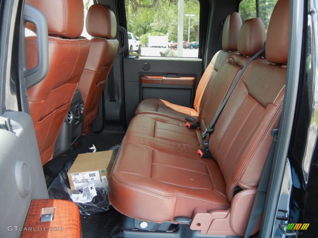 Chaparral Leather Interior 2012 Ford F350 Super Duty King Ranch Crew Cab 4x4 Dually Photo #70429003