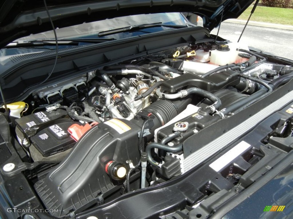 2012 Ford F350 Super Duty King Ranch Crew Cab 4x4 Dually Engine Photos