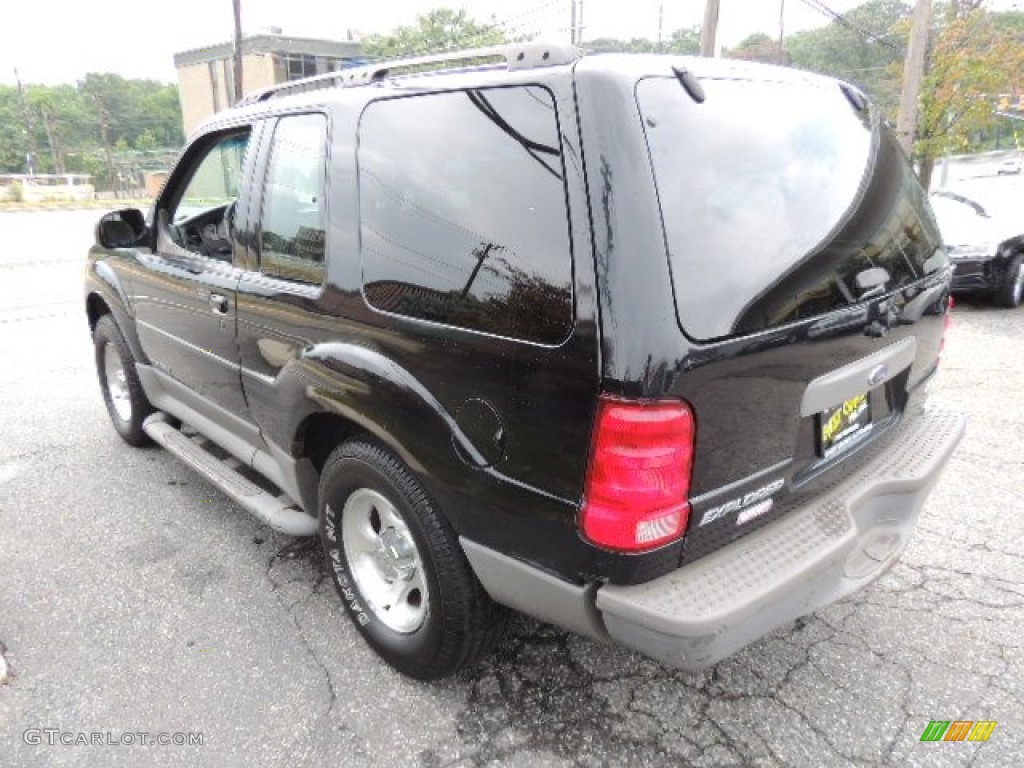 2001 Explorer Sport 4x4 - Black / Dark Graphite photo #7