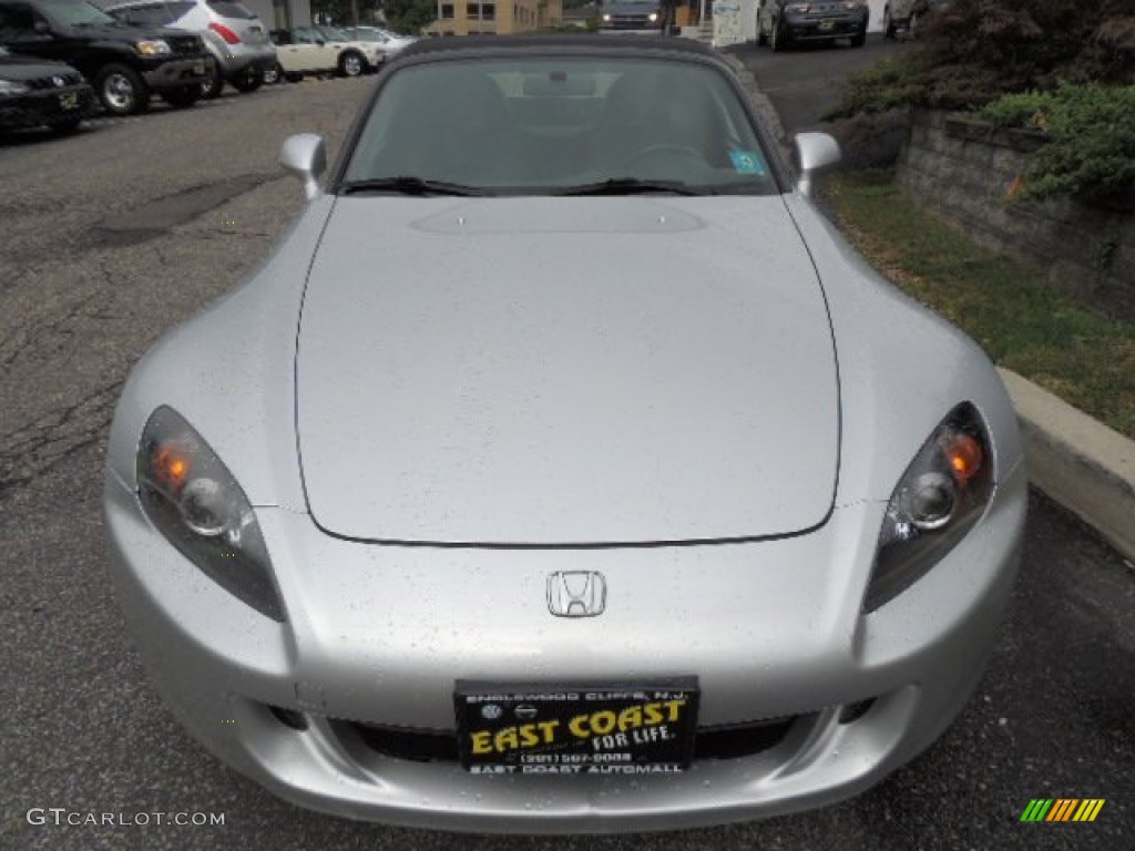 2004 S2000 Roadster - Sebring Silver Metallic / Black photo #2