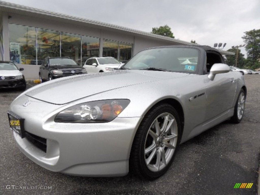 2004 S2000 Roadster - Sebring Silver Metallic / Black photo #3