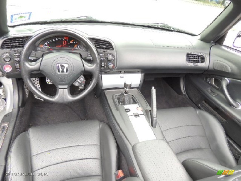 2004 S2000 Roadster - Sebring Silver Metallic / Black photo #12