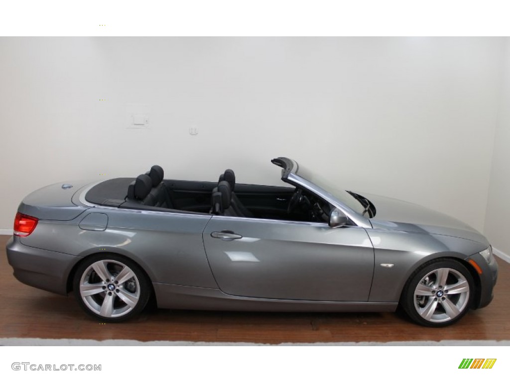 2010 3 Series 335i Convertible - Space Gray Metallic / Black photo #9