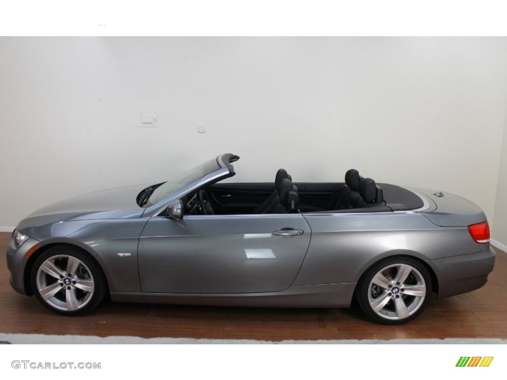 2010 3 Series 335i Convertible - Space Gray Metallic / Black photo #11