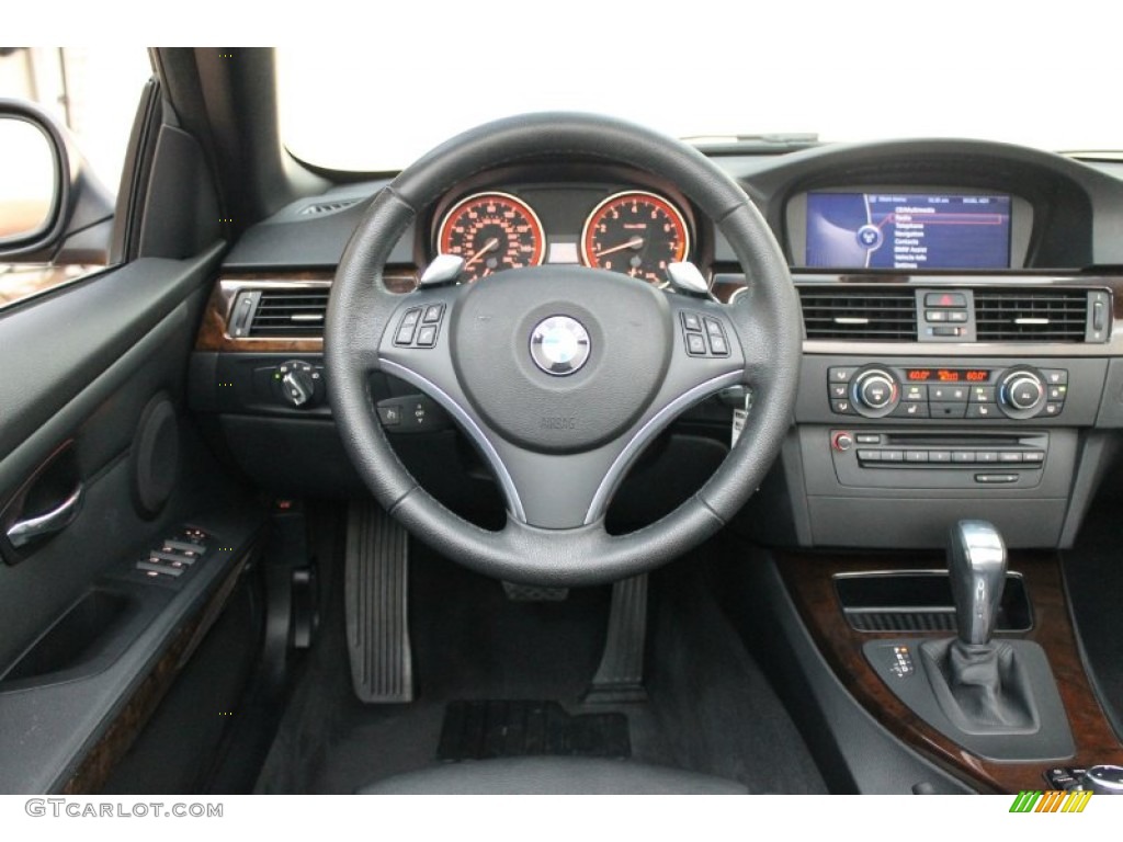 2010 3 Series 335i Convertible - Space Gray Metallic / Black photo #37