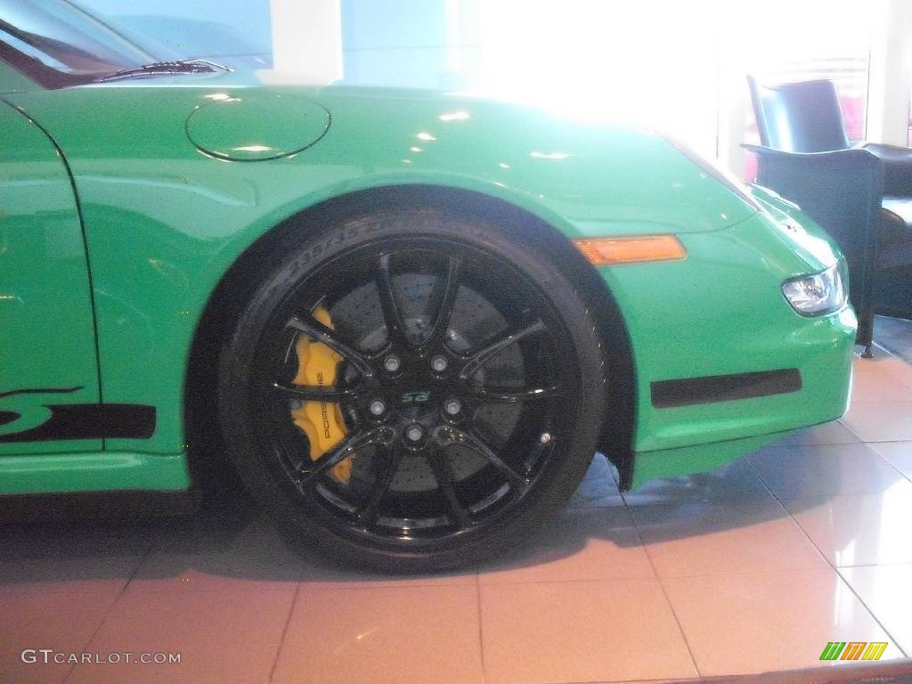 2008 911 GT3 RS - Green/Black / Black photo #8