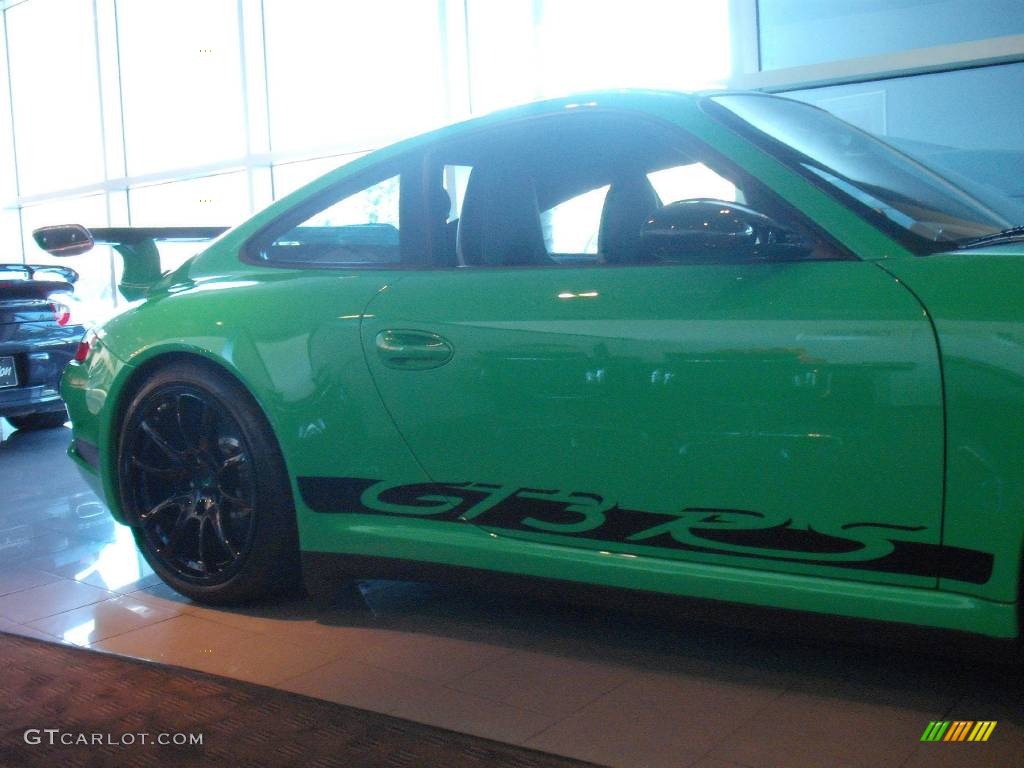 2008 911 GT3 RS - Green/Black / Black photo #9