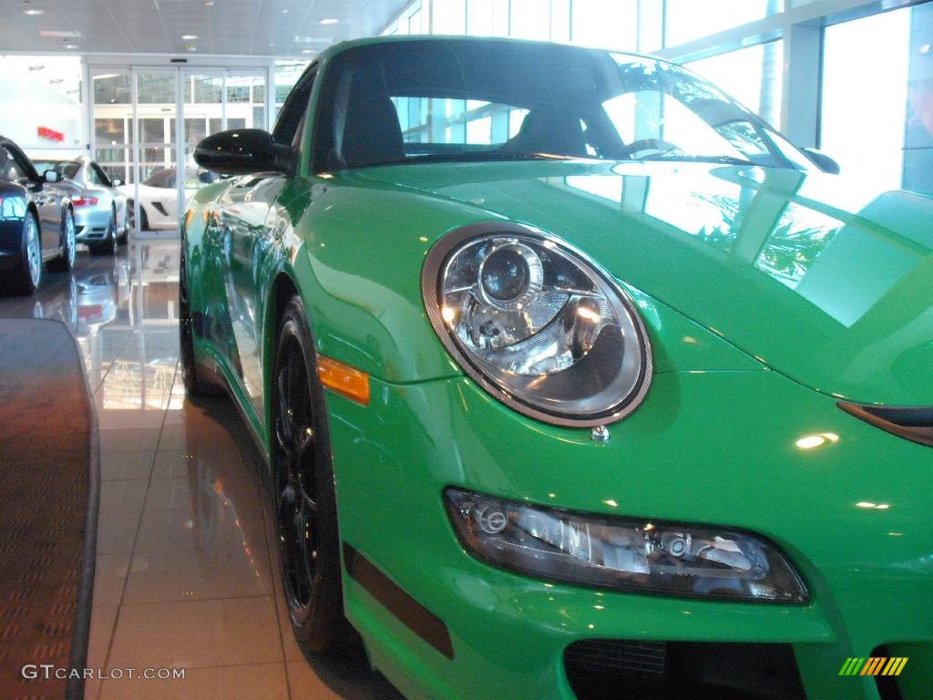 2008 911 GT3 RS - Green/Black / Black photo #10