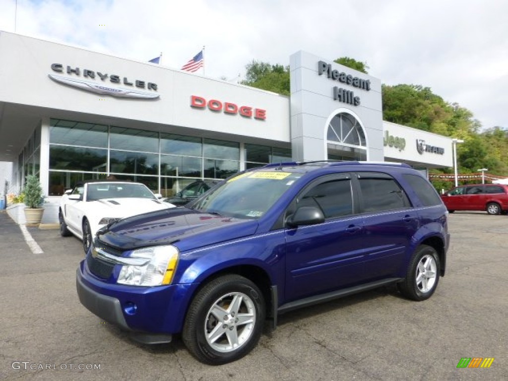 2005 Equinox LT AWD - Laser Blue Metallic / Light Gray photo #1