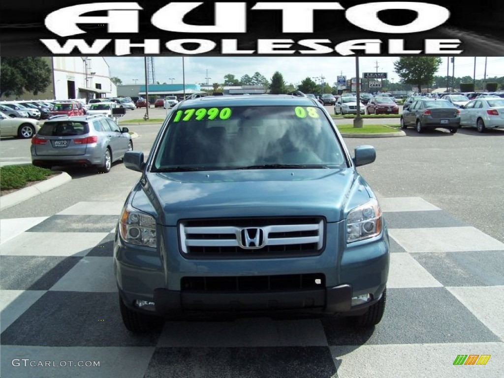 2008 Pilot Special Edition - Steel Blue Metallic / Gray photo #2
