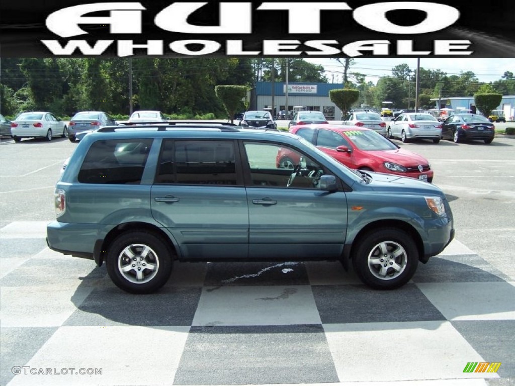 2008 Pilot Special Edition - Steel Blue Metallic / Gray photo #3