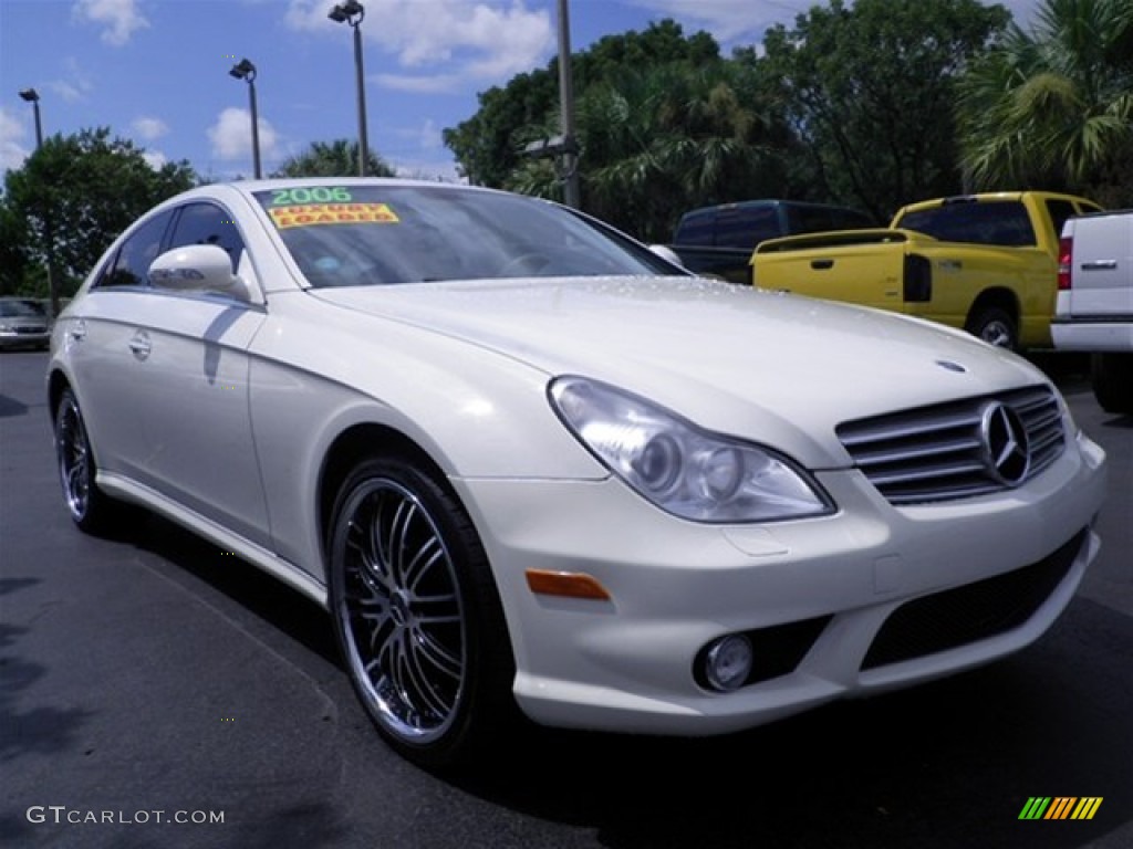 2006 CLS 500 - Alabaster White / Cashmere Beige photo #5