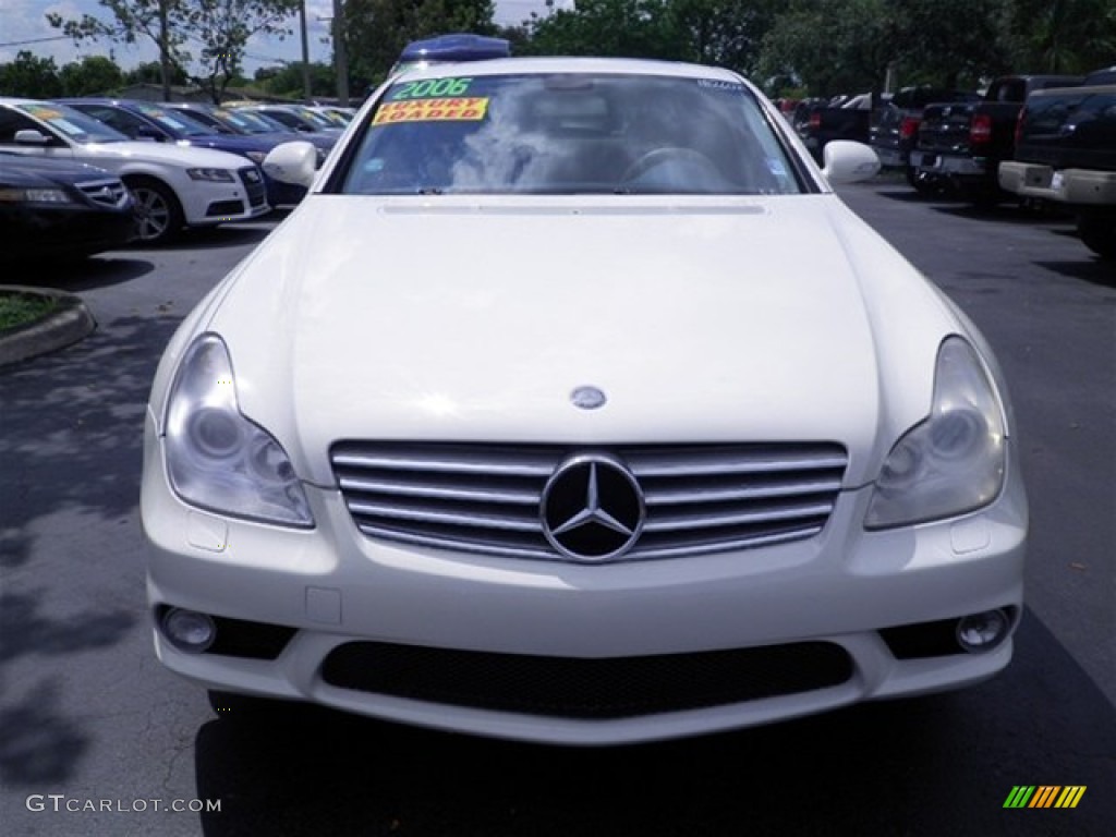 2006 CLS 500 - Alabaster White / Cashmere Beige photo #8