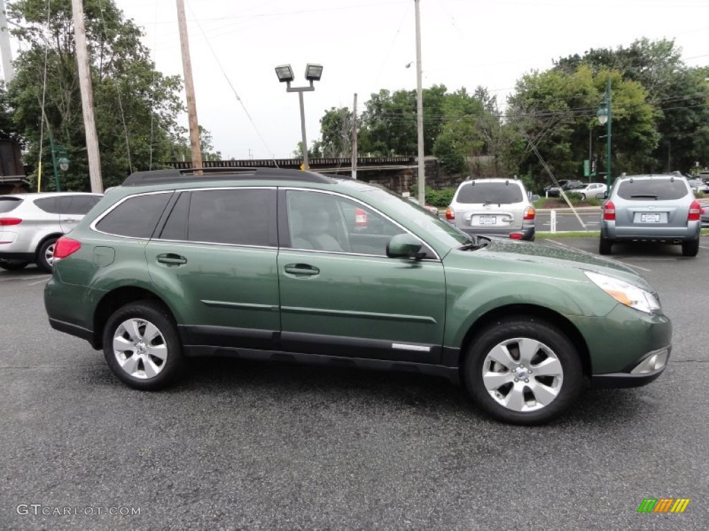 2012 Outback 2.5i Limited - Cypress Green Pearl / Warm Ivory photo #5