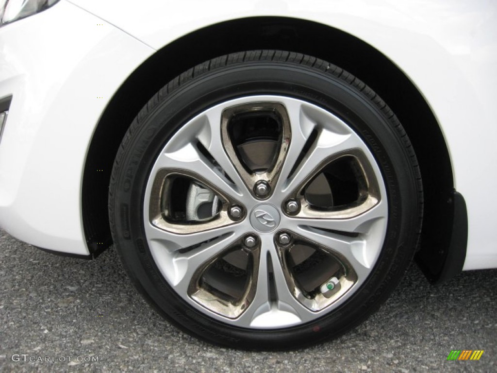 2013 Elantra GT - Monaco White / Beige photo #11