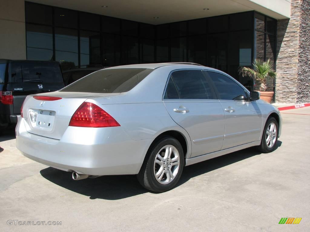 2006 Accord EX Sedan - Alabaster Silver Metallic / Black photo #7