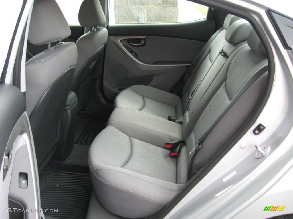 2013 Elantra GLS - Shimmering Air Silver / Gray photo #17