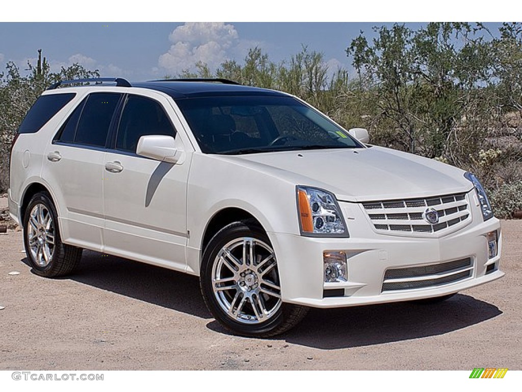 White Diamond Tricoat 2008 Cadillac SRX 4 V6 AWD Exterior Photo #70439086