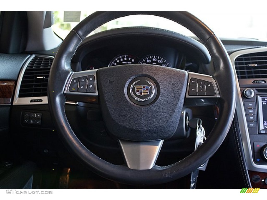 2008 Cadillac SRX 4 V6 AWD Ebony/Ebony Steering Wheel Photo #70439180