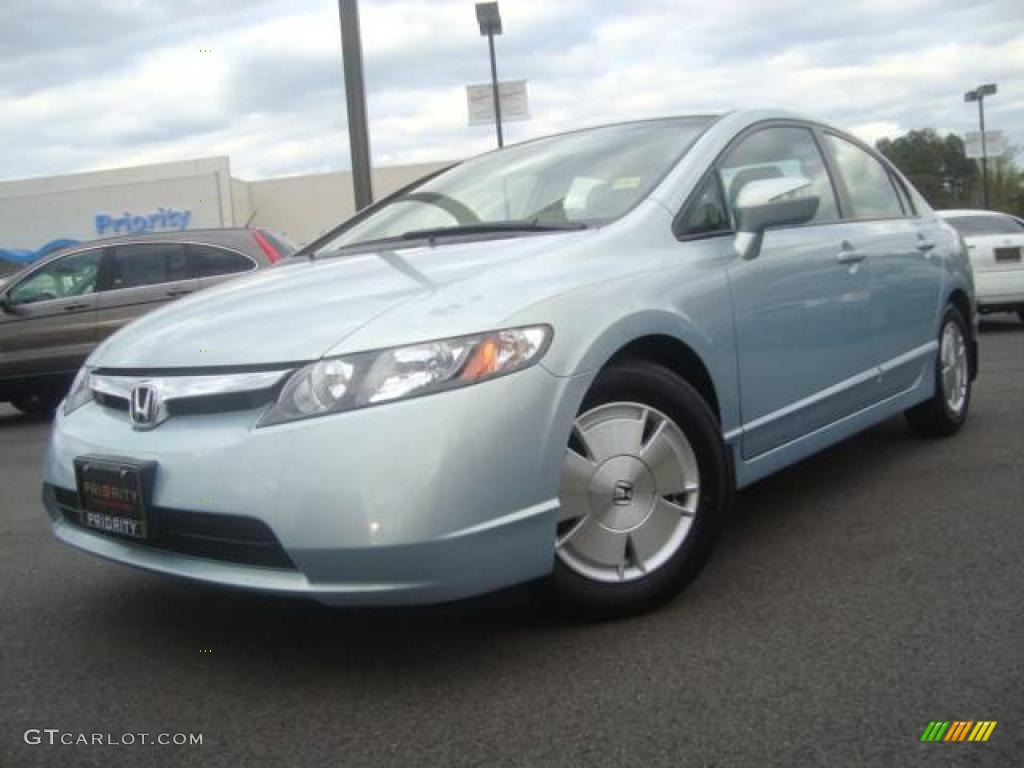 Opal silver blue metallic honda civic #2
