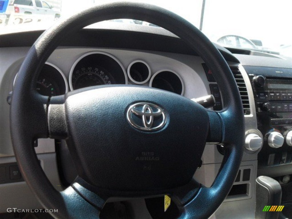 2008 Tundra SR5 Double Cab - Super White / Graphite Gray photo #17