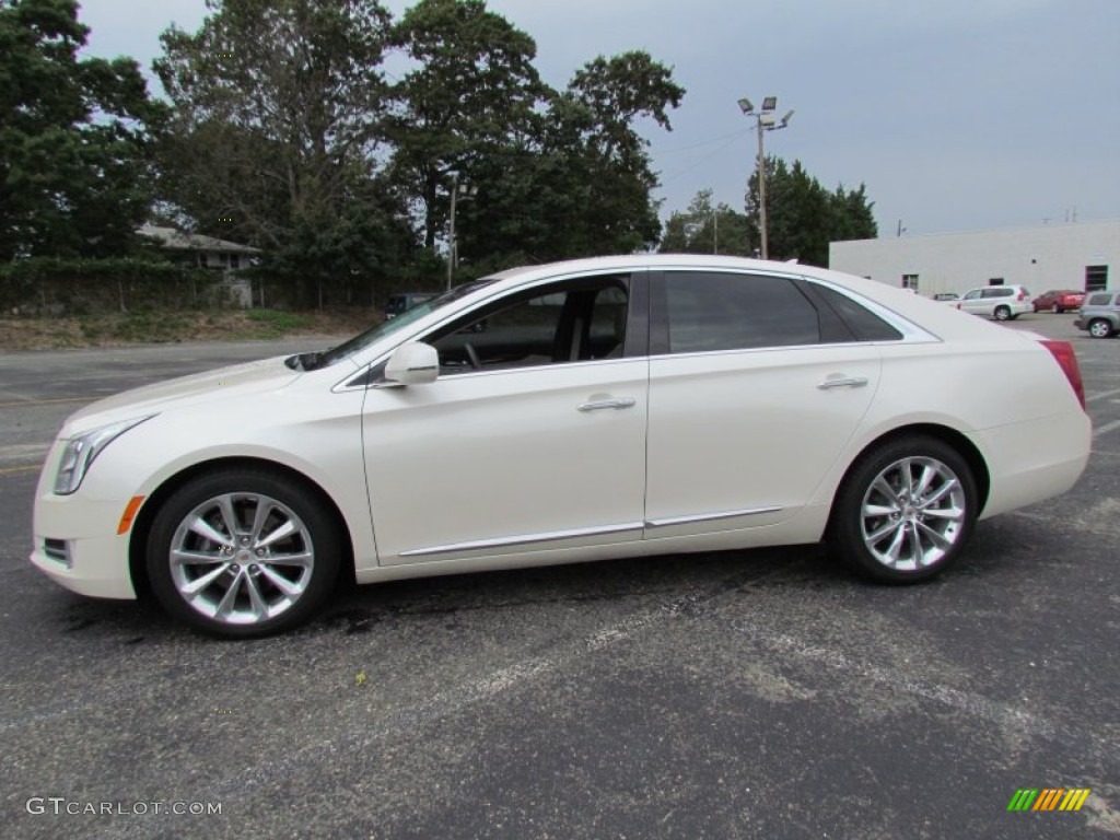 White Diamond Tricoat 2013 Cadillac XTS Premium AWD Exterior Photo #70440362