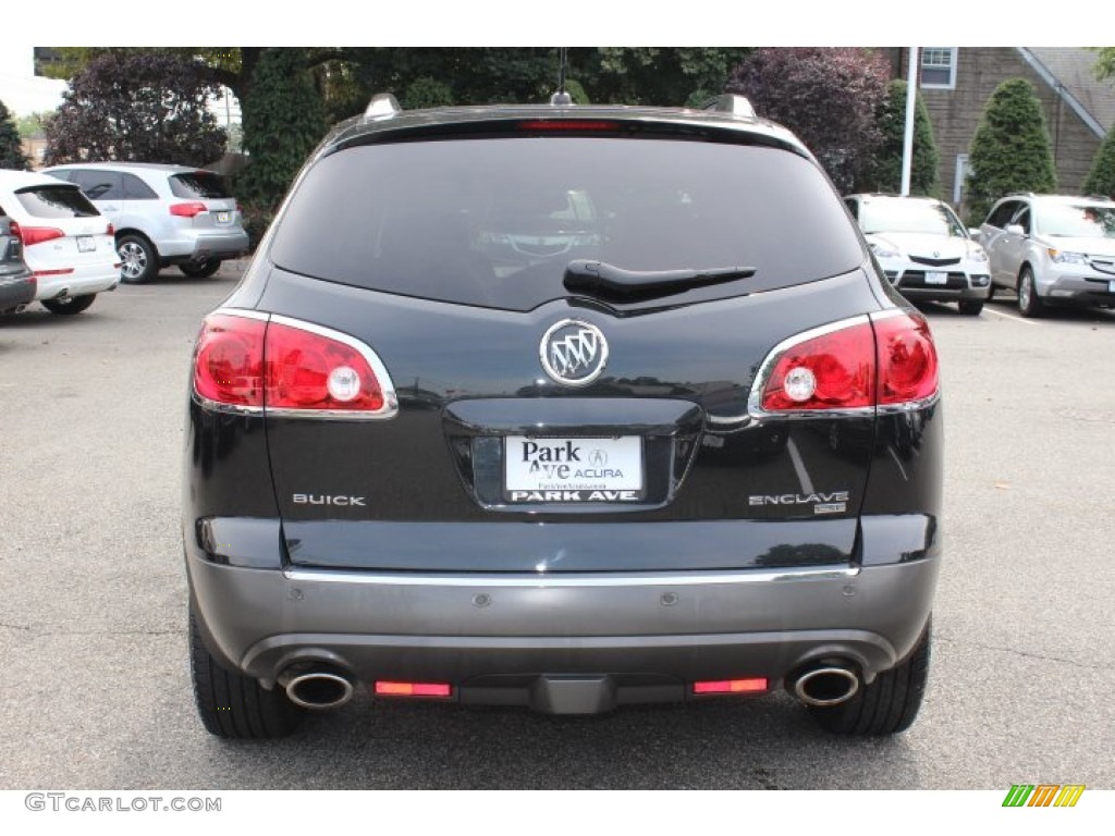 2010 Enclave CXL AWD - Carbon Black Metallic / Cashmere/Cocoa photo #4