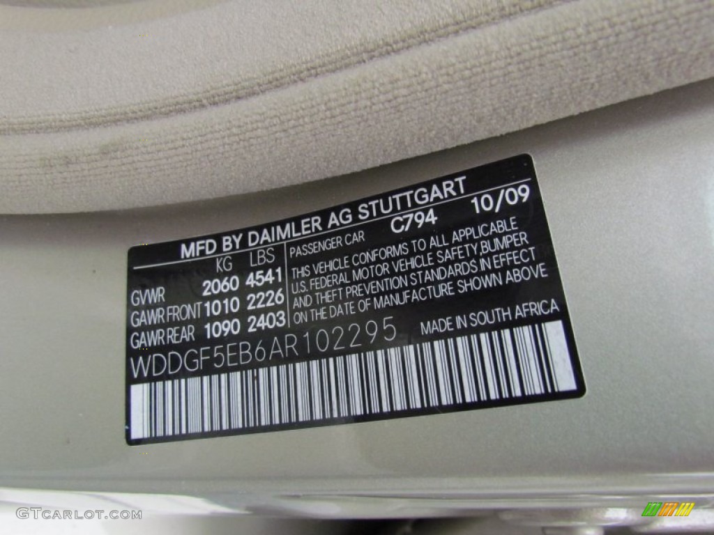 794 2010 Mercedes-Benz C 300 Sport Parts