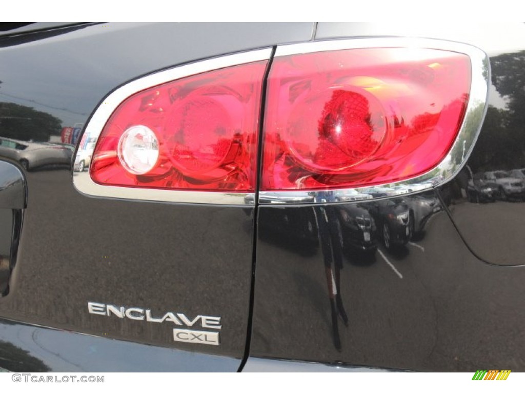 2010 Enclave CXL AWD - Carbon Black Metallic / Cashmere/Cocoa photo #23
