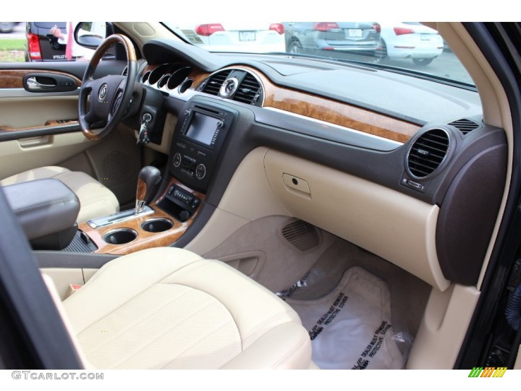 2010 Enclave CXL AWD - Carbon Black Metallic / Cashmere/Cocoa photo #27