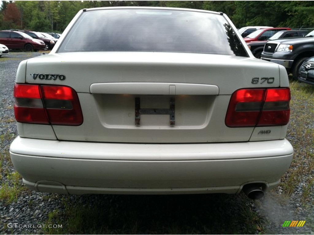 1999 S70 Turbo AWD - White / Graphite photo #6