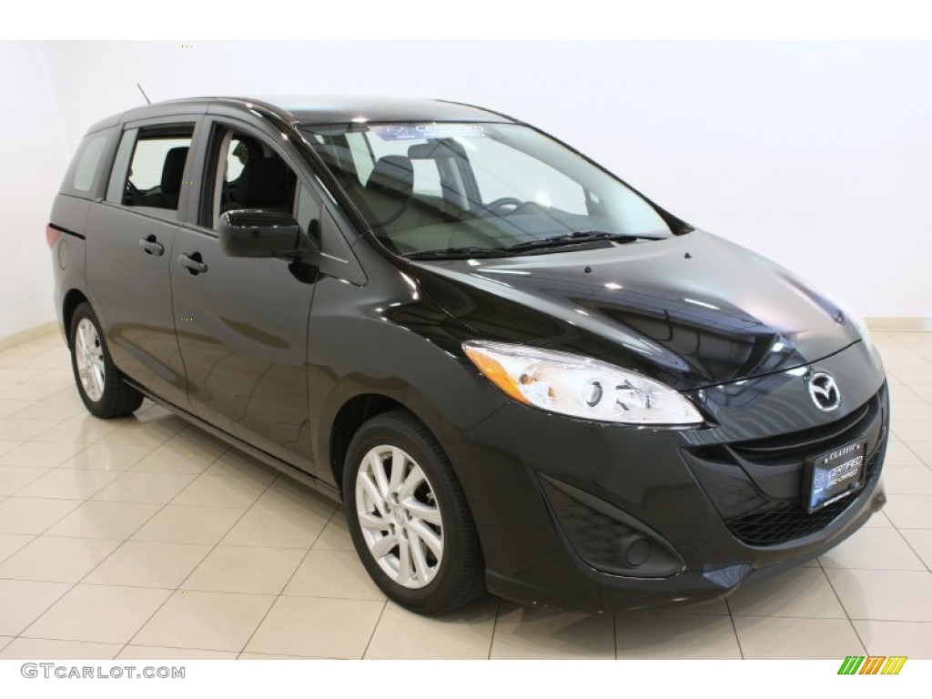 2012 MAZDA5 Sport - Brilliant Black / Black photo #1