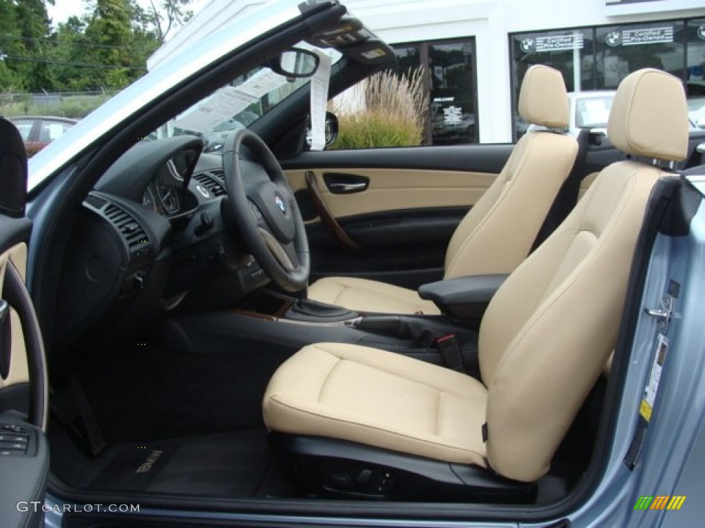2011 1 Series 128i Convertible - Blue Water Metallic / Savanna Beige photo #8