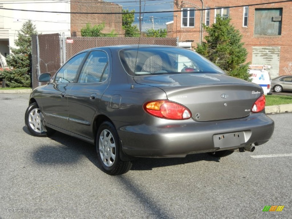 2000 Elantra GLS Sedan - Slate Gray / Gray photo #2