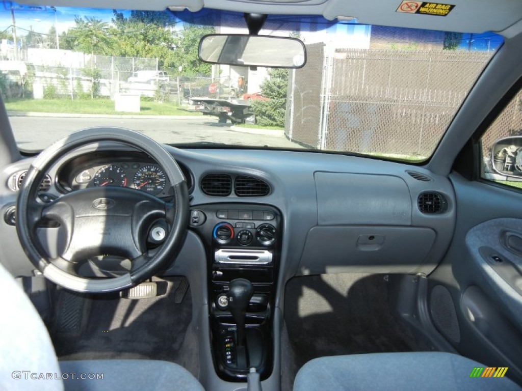 2000 Elantra GLS Sedan - Slate Gray / Gray photo #9