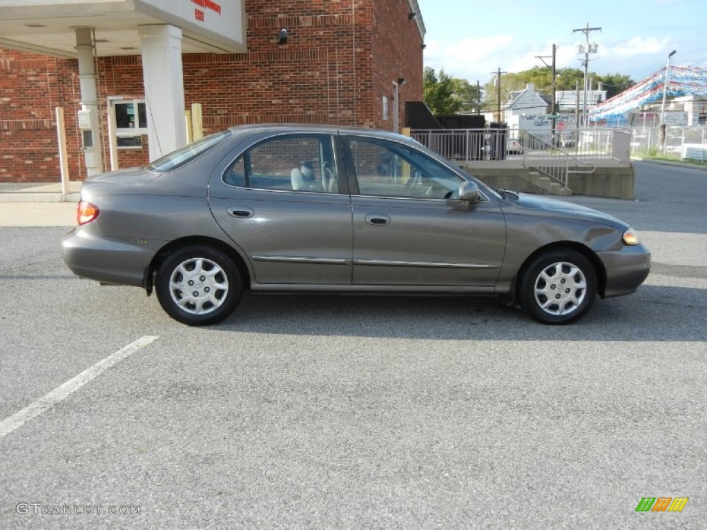 2000 Elantra GLS Sedan - Slate Gray / Gray photo #13