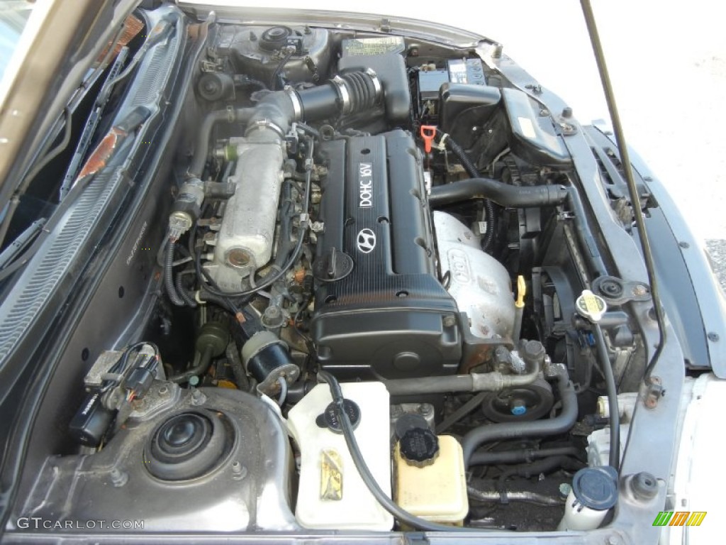 2000 Elantra GLS Sedan - Slate Gray / Gray photo #21