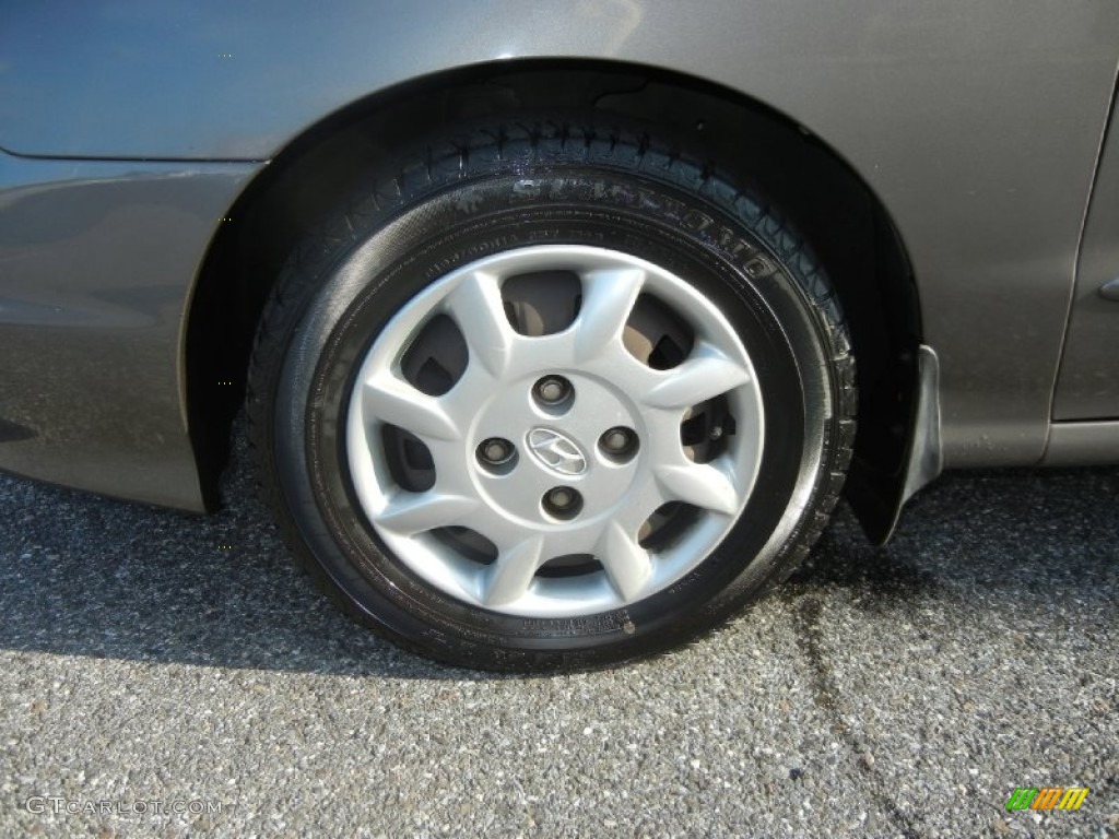 2000 Elantra GLS Sedan - Slate Gray / Gray photo #23