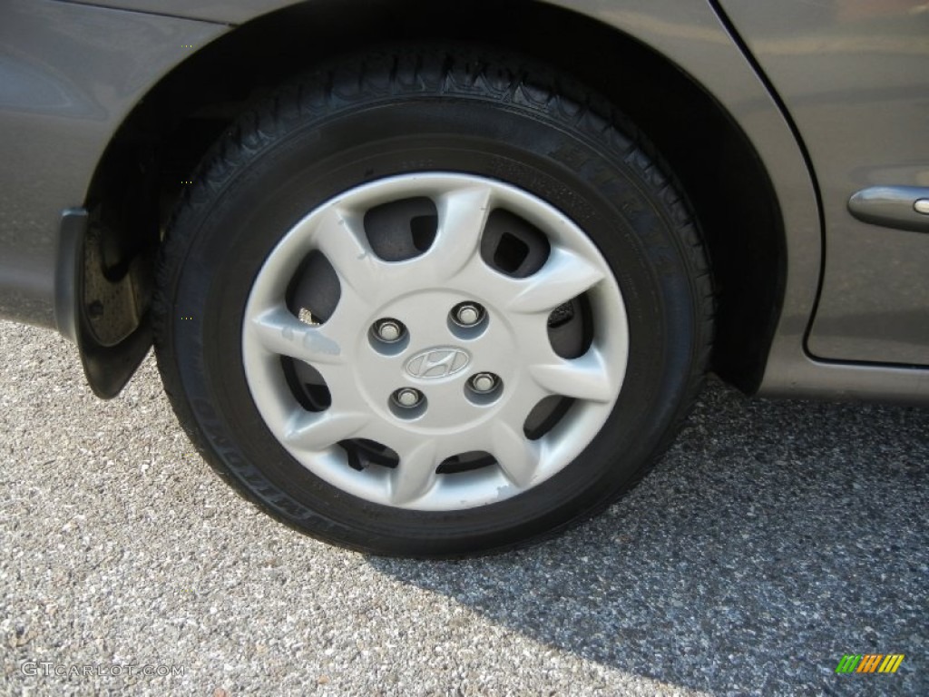 2000 Elantra GLS Sedan - Slate Gray / Gray photo #25