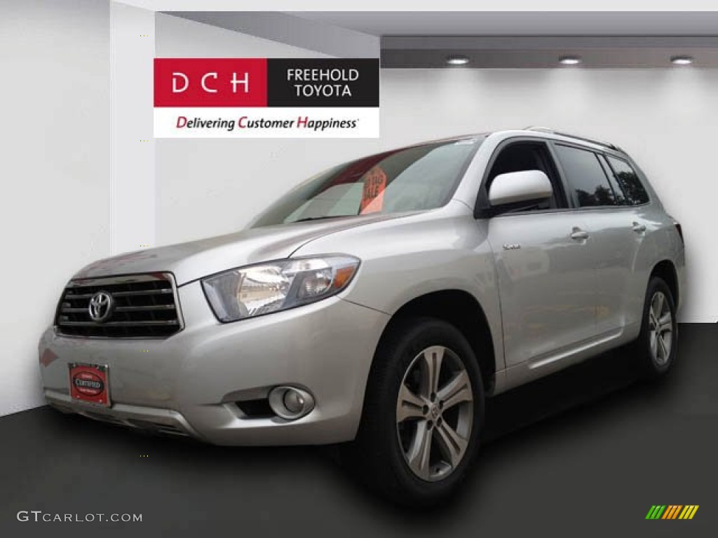 2010 Highlander Sport 4WD - Classic Silver Metallic / Black photo #1