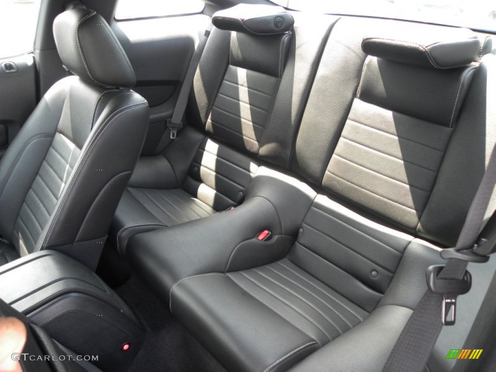 2011 Mustang V6 Premium Coupe - Ebony Black / Charcoal Black photo #4