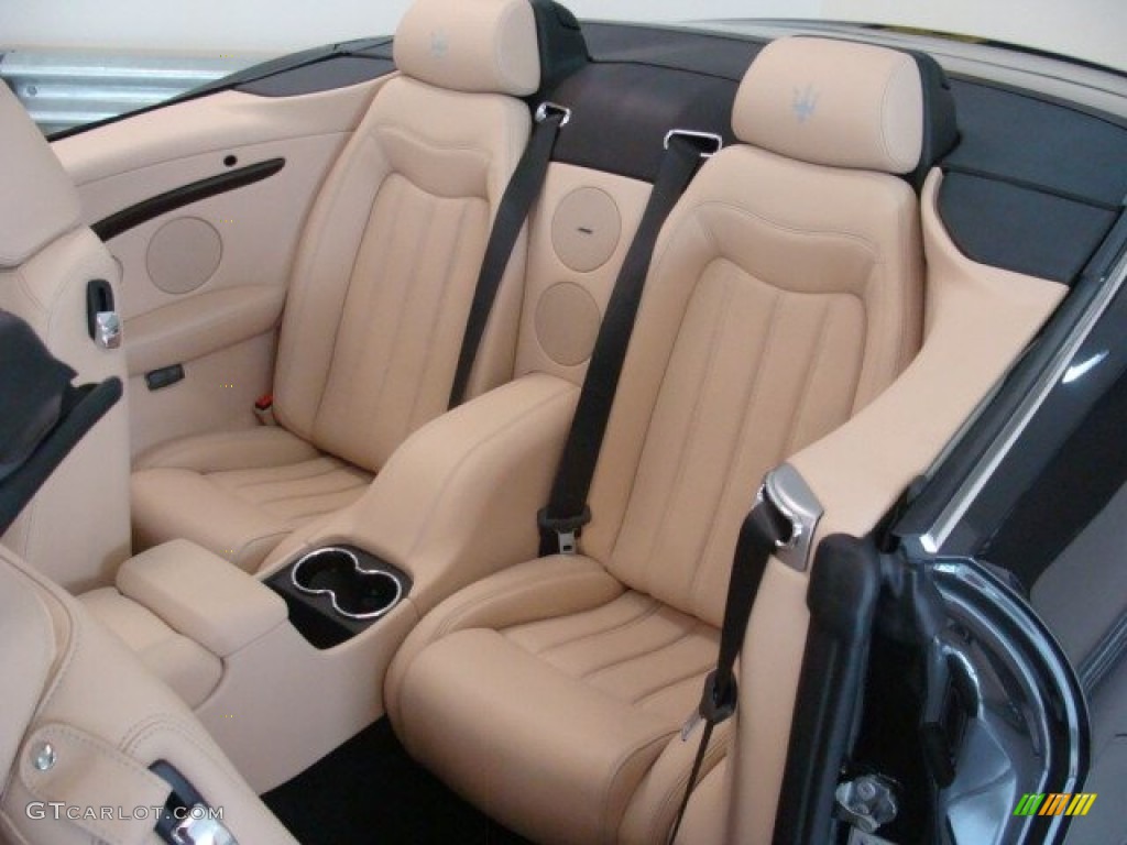 Pearl Beige Interior 2013 Maserati GranTurismo Convertible GranCabrio Photo #70444501