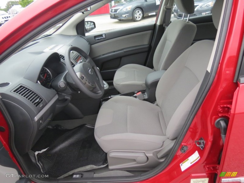 2012 Sentra 2.0 S - Red Brick / Charcoal photo #10