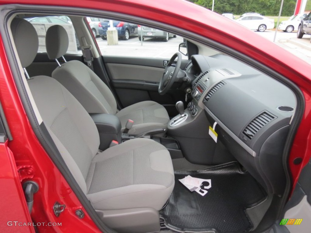 2012 Sentra 2.0 S - Red Brick / Charcoal photo #13