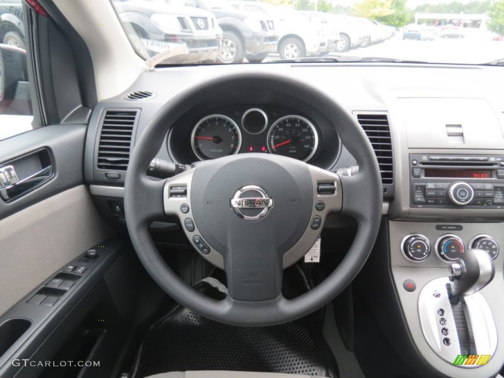 2012 Sentra 2.0 S - Red Brick / Charcoal photo #17