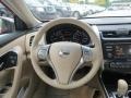 Beige 2013 Nissan Altima 2.5 SV Steering Wheel