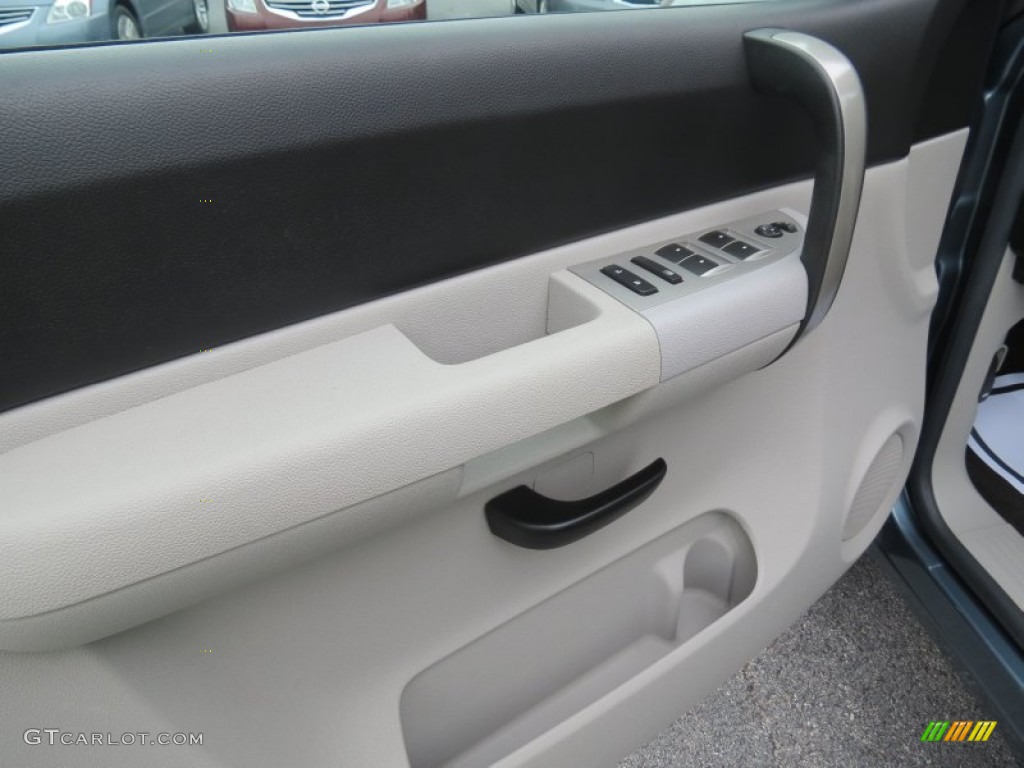 2009 Silverado 1500 LT Crew Cab - Blue Granite Metallic / Light Titanium photo #11