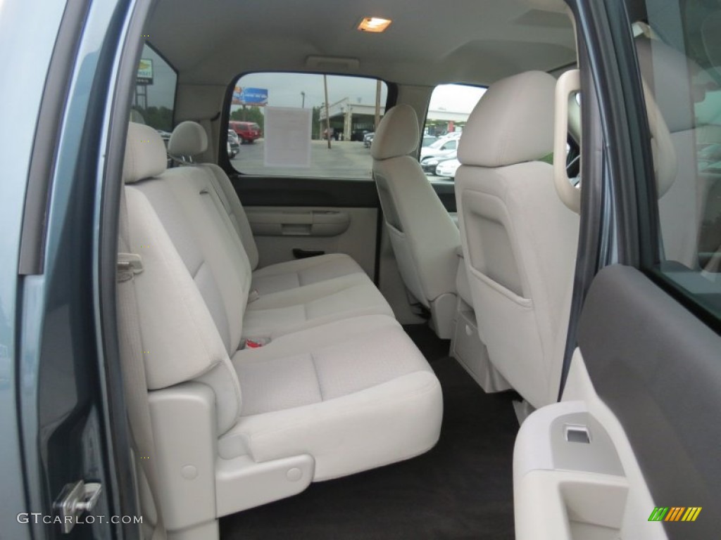 2009 Silverado 1500 LT Crew Cab - Blue Granite Metallic / Light Titanium photo #14