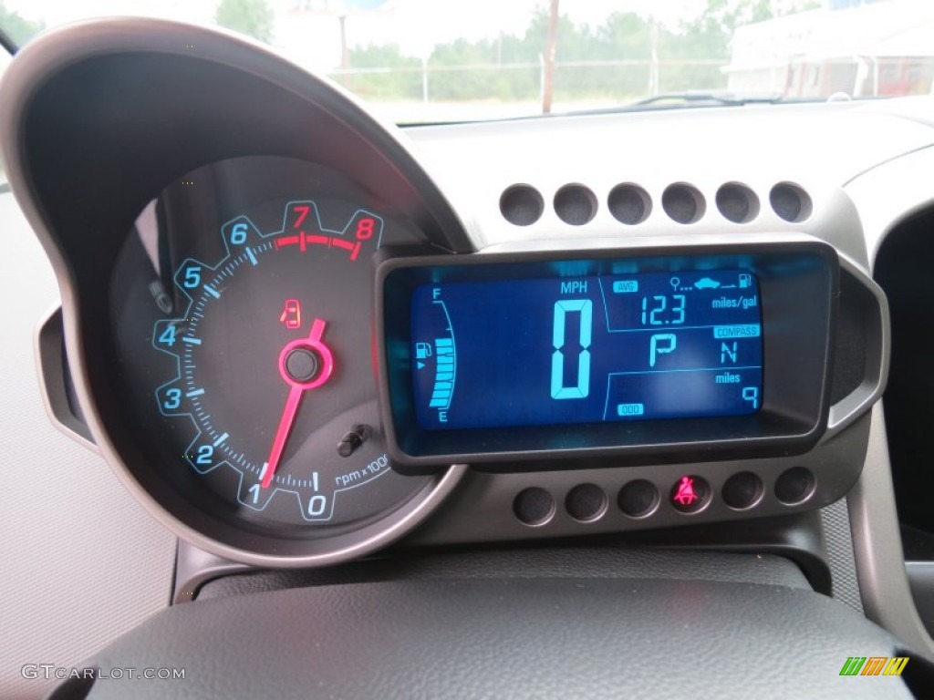 2013 Chevrolet Sonic LT Sedan Gauges Photo #70446865