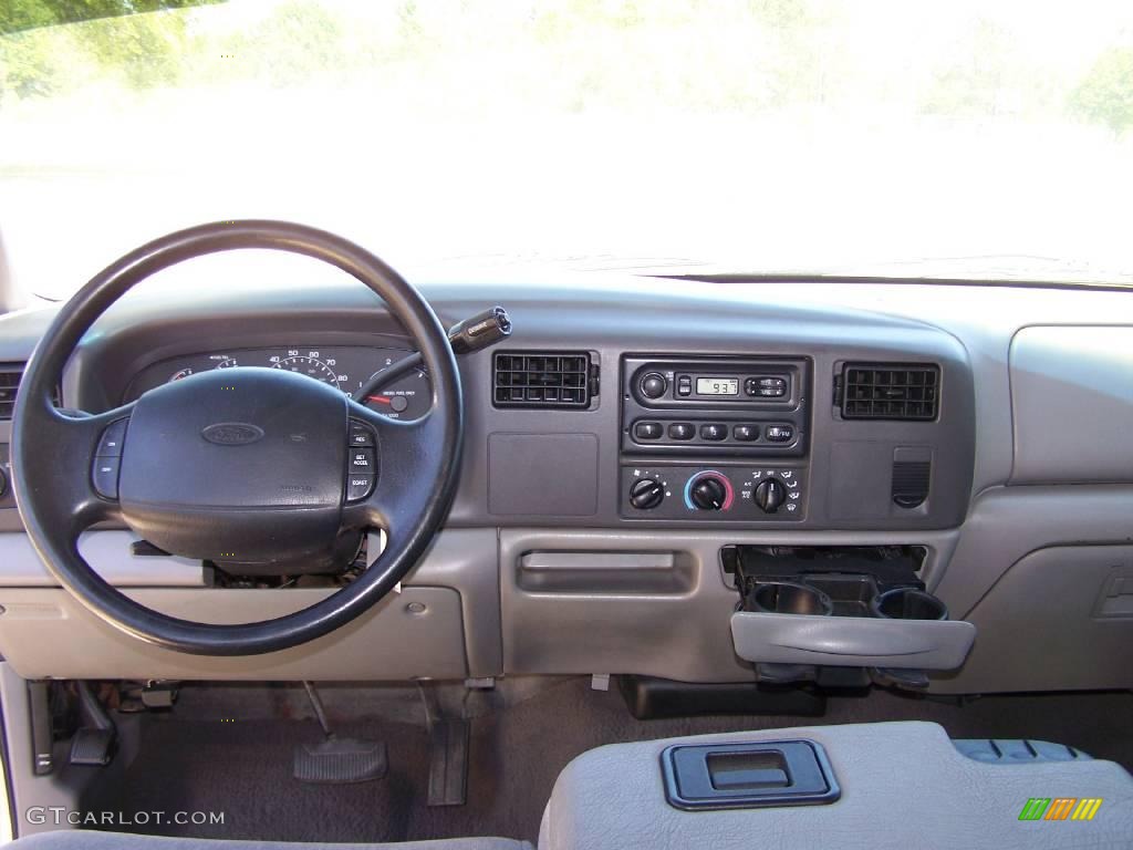 2000 F250 Super Duty XL Crew Cab - Silver Metallic / Medium Graphite photo #11